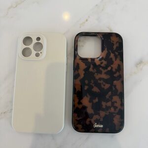 iPhone 14 Pro Max Sonix Black and Brown Tortoise Shell Phone Case Duo